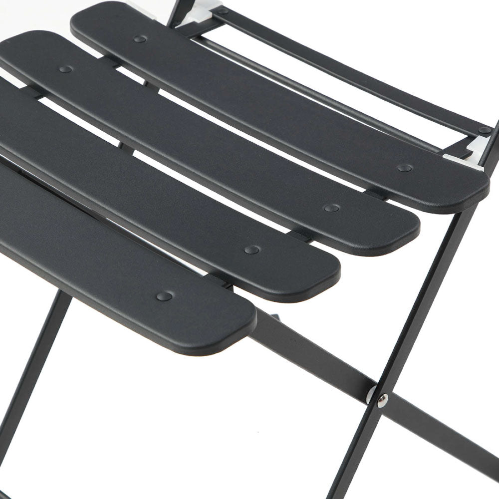 Juego de mesa con 2 sillas para exterior Paris - Negro - Tugow