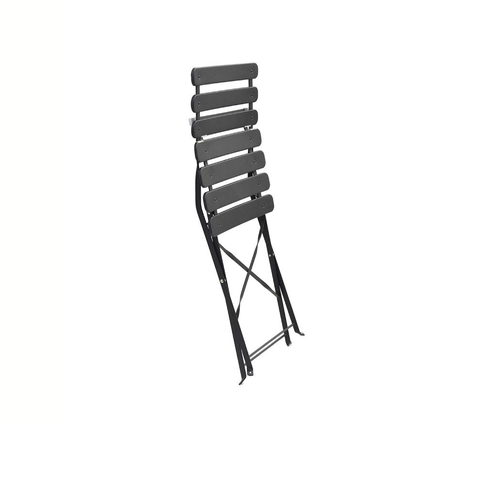Juego de mesa con 2 sillas para exterior Paris - Negro - Tugow