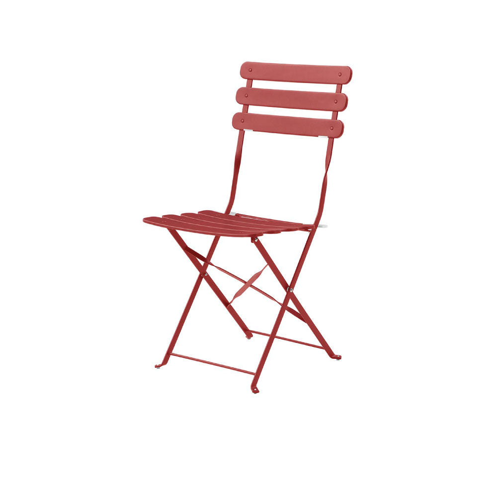 Juego de mesa con 2 sillas para exterior Paris - Rojo - Tugow