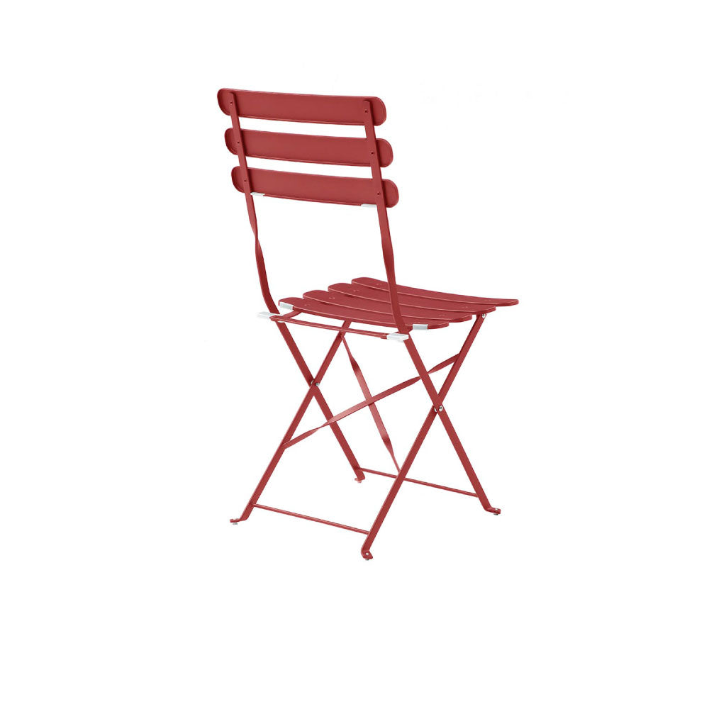 Juego de mesa con 2 sillas para exterior Paris - Rojo - Tugow