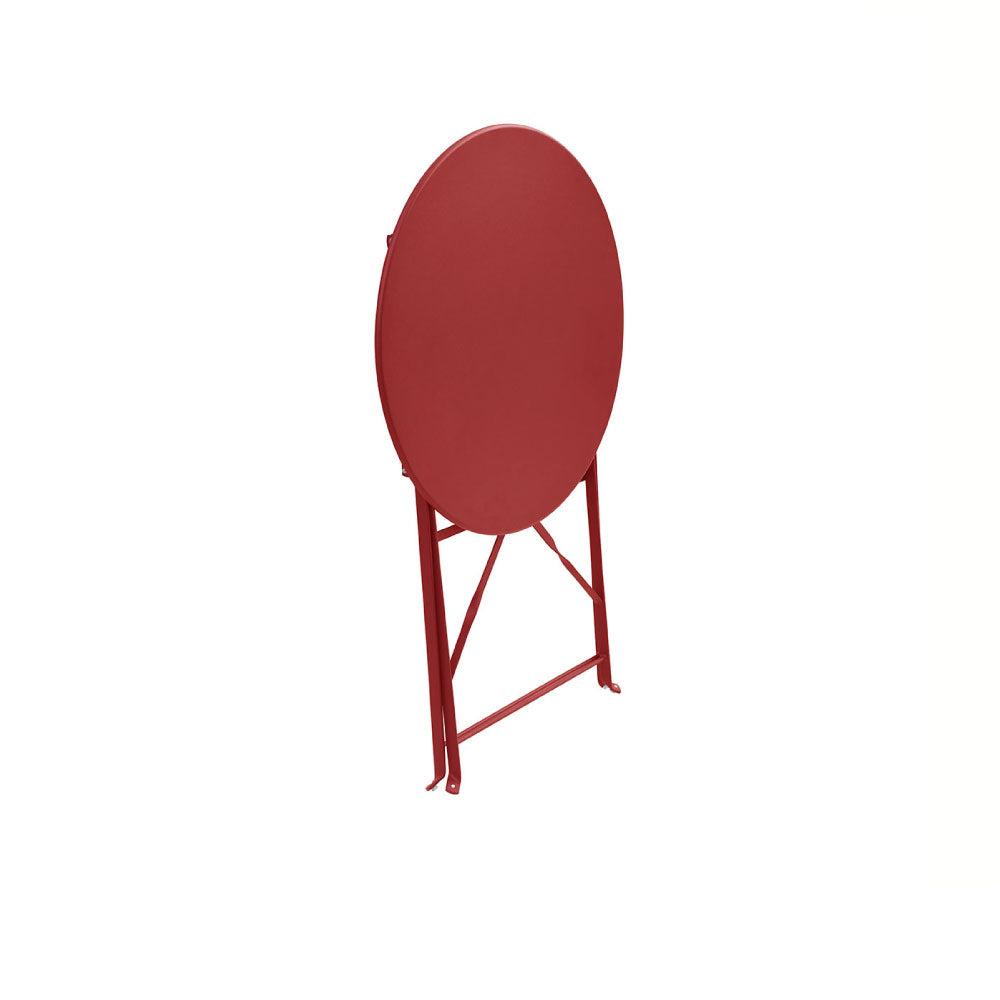 Juego de mesa con 2 sillas para exterior Paris - Rojo - Tugow