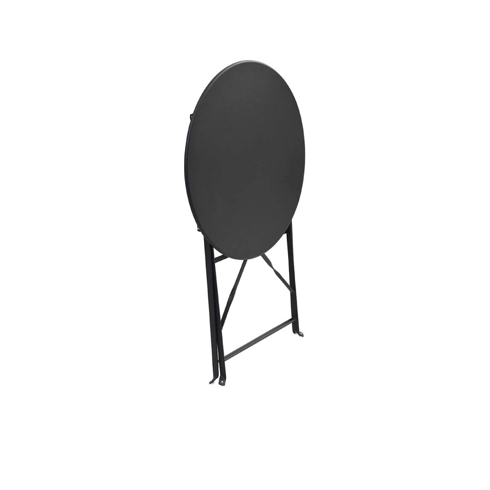 Juego de mesa con 2 sillas para exterior Paris - Negro - Tugow
