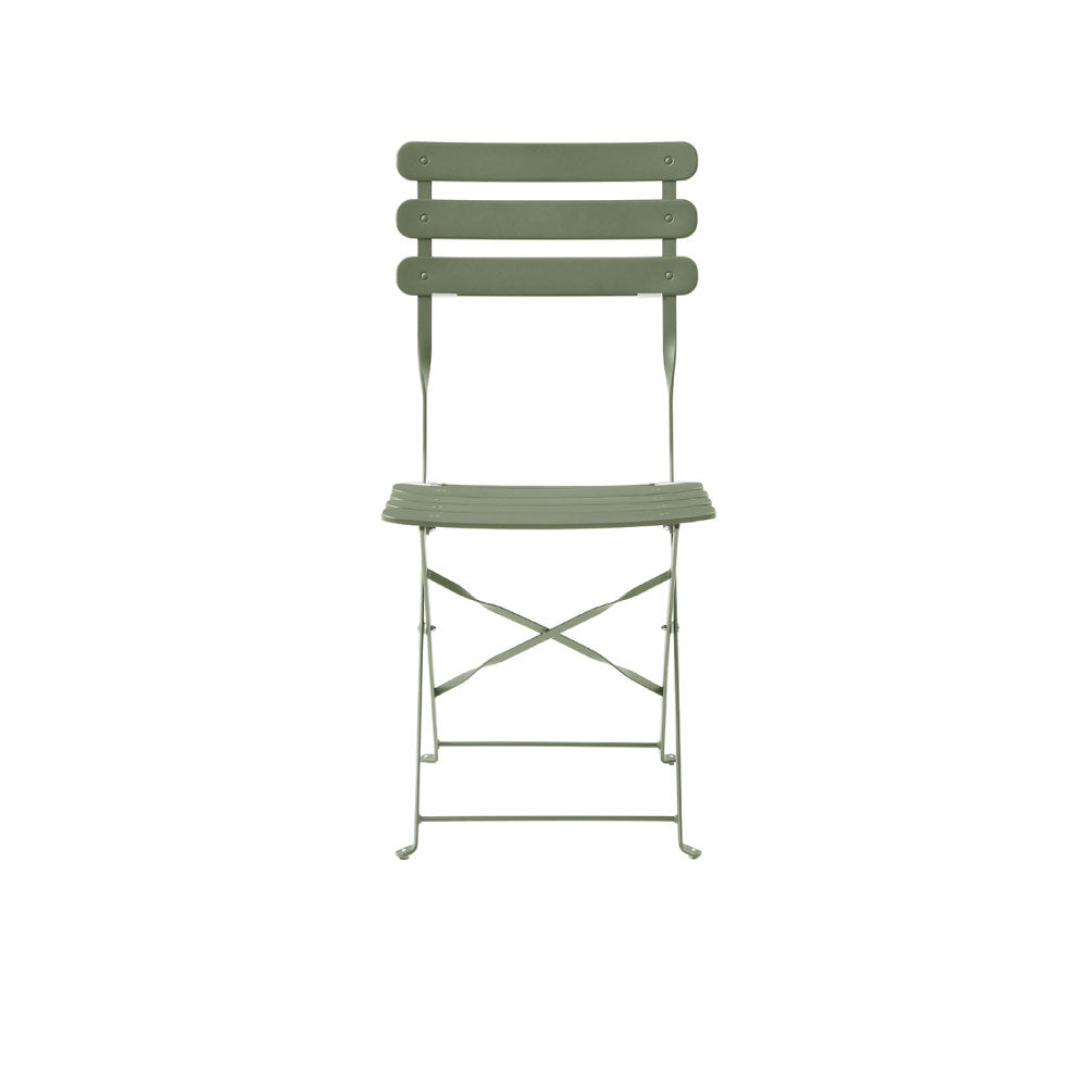 Juego de mesa con 2 sillas para exterior Paris - Verde - Tugow