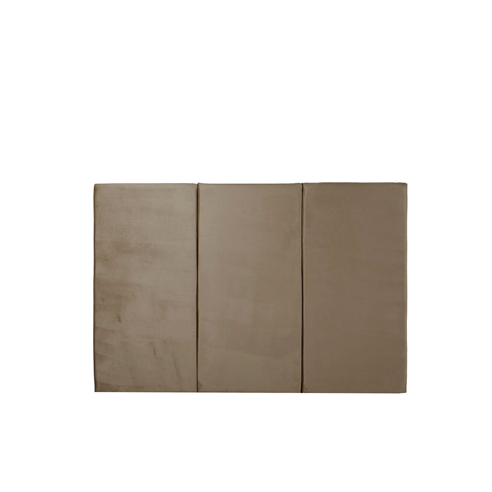 Juego de 3 paneles para cabecera modular matrimonial / queen size Lunaria - Cocoa