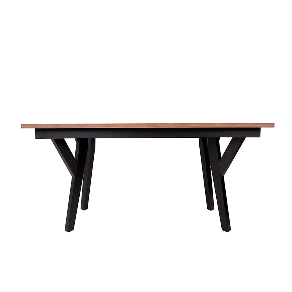 Mesa rectángular Laax - Nogal y Negro - Tugow