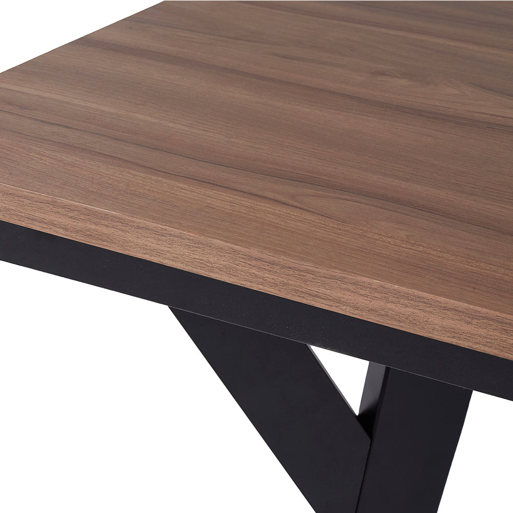 Mesa rectángular Laax - Nogal y Negro - Tugow