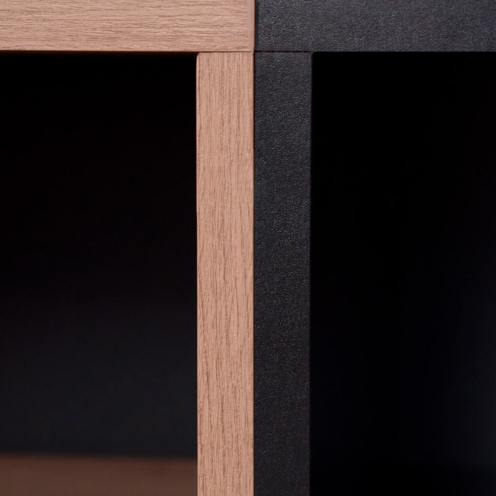 Mueble para tv Lexington - Color Madera y Negro - Tugow