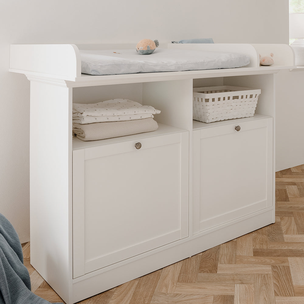 Cómoda cambiador York - Blanco - Tugow
