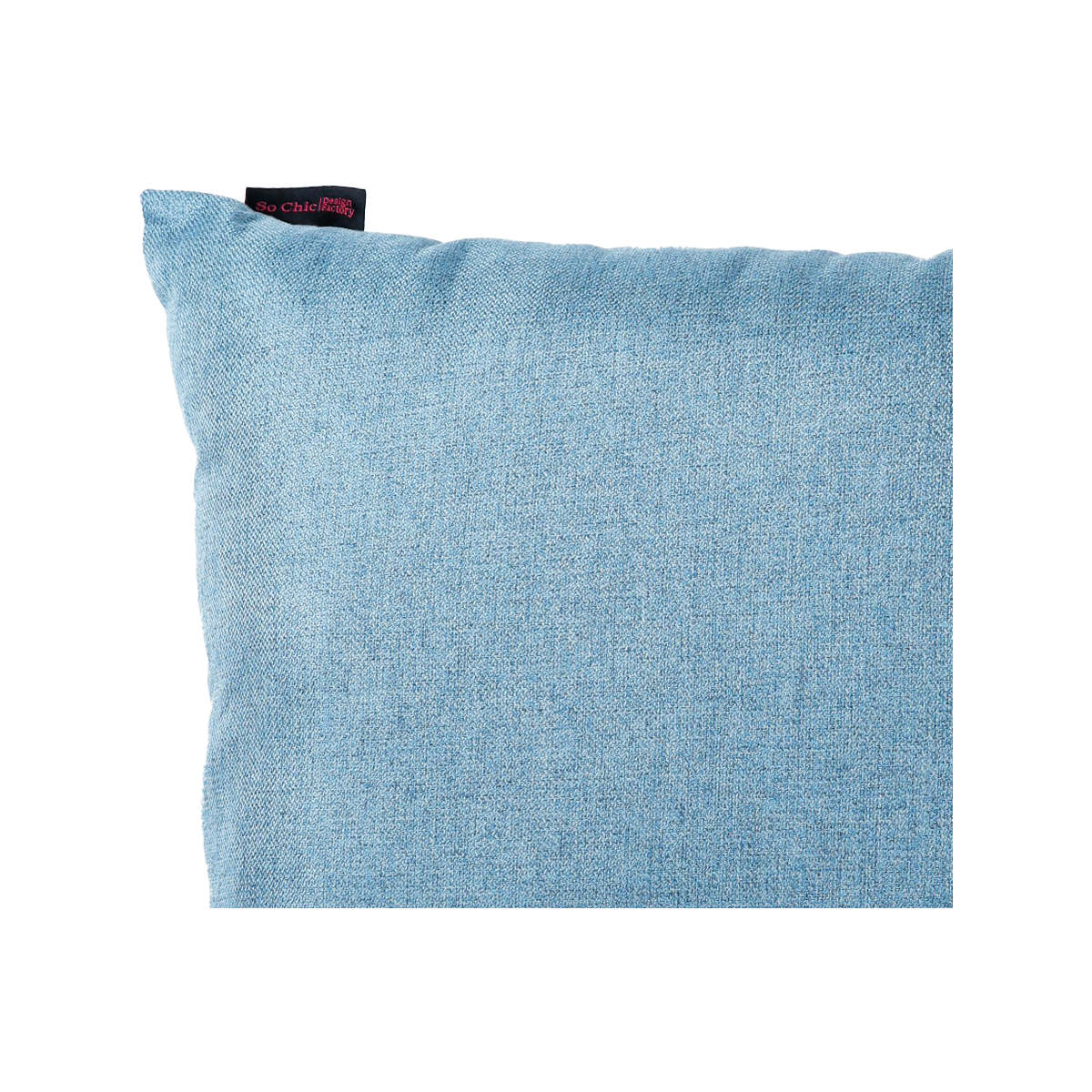 Cojín decorativo cuadrado Petra - Azul - Tugow