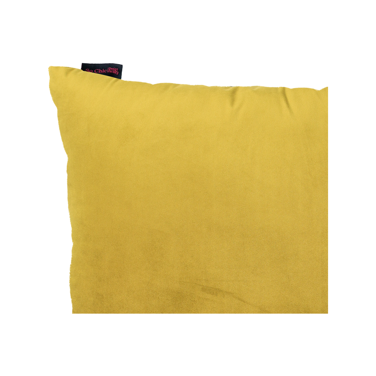 Cojín rectangular Terciopelo Belem - Mostaza - Tugow