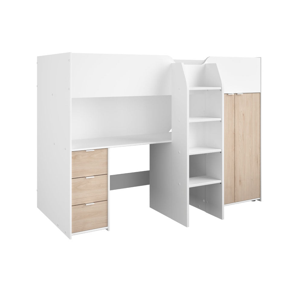 Litera Soul - Blanco y Roble - Tugow