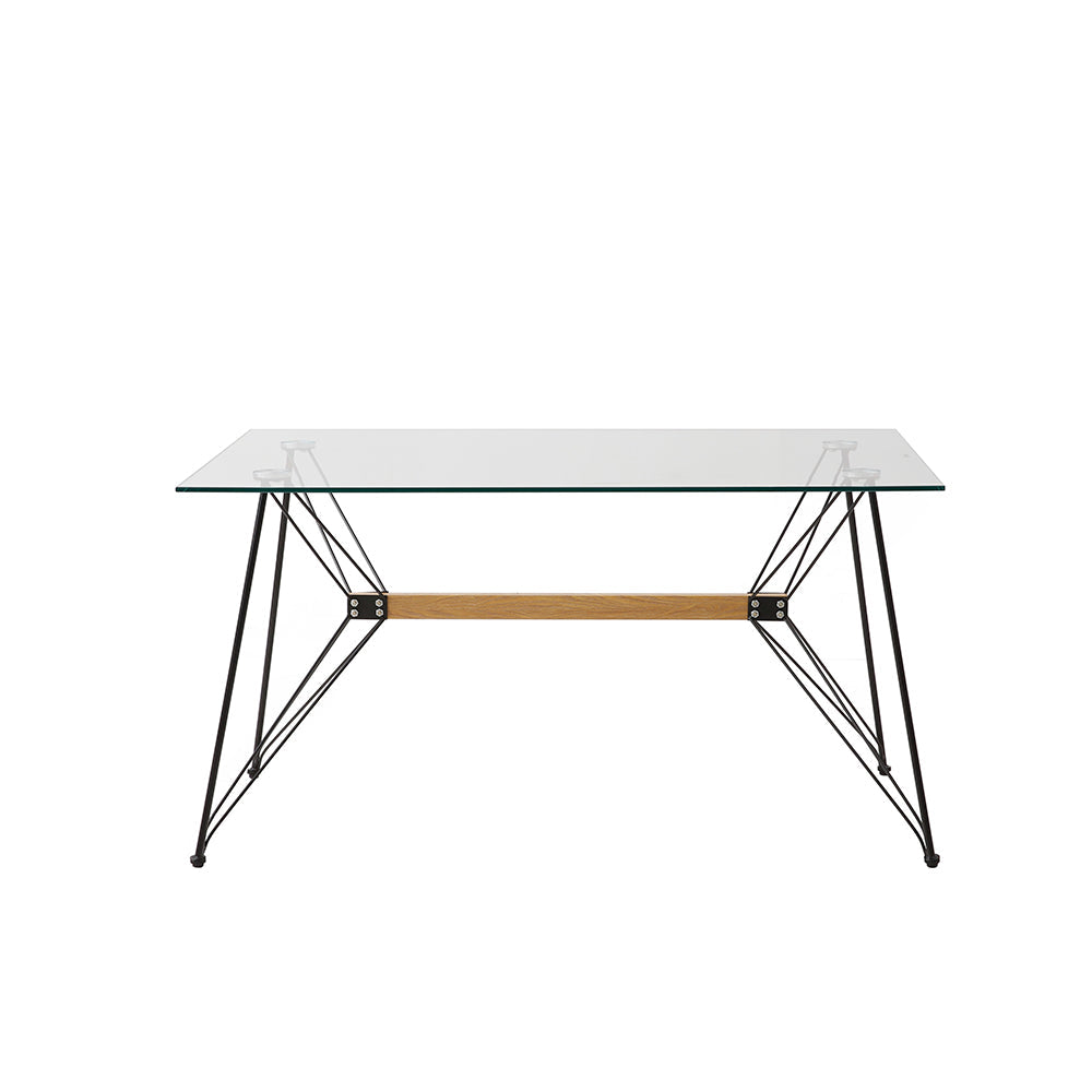Comedor Macoba con 4 sillas Helsinki - Gris - Tugow
