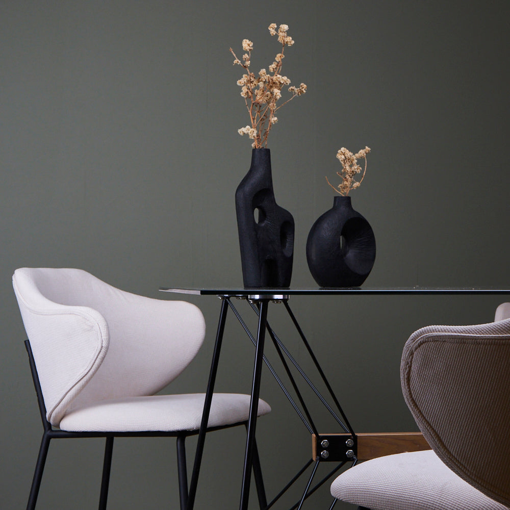 Mesa Macoba con 4 Sillas Suanna Beige - Tugow