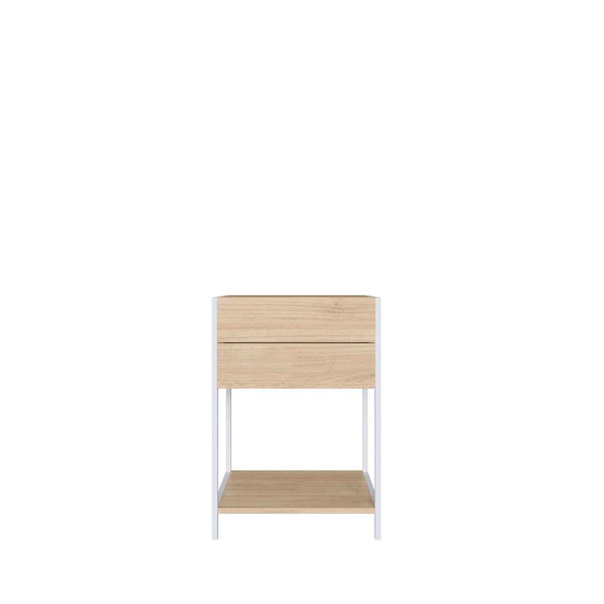 Buró Maly - Blanco y Color Madera - Tugow