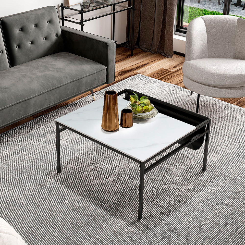 Mesa de Centro Marb - Negro y Blanco - Tugow