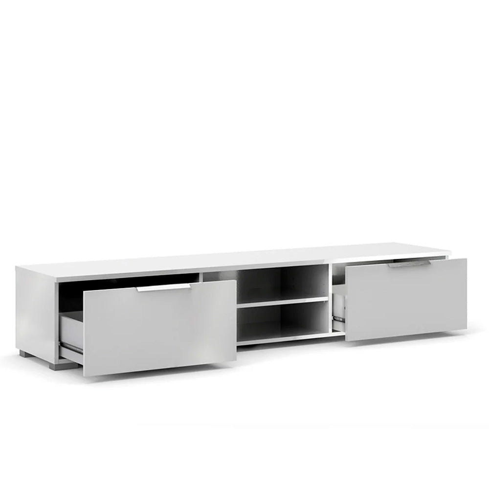 Mueble para tv Marina - Blanco Brillante - Tugow