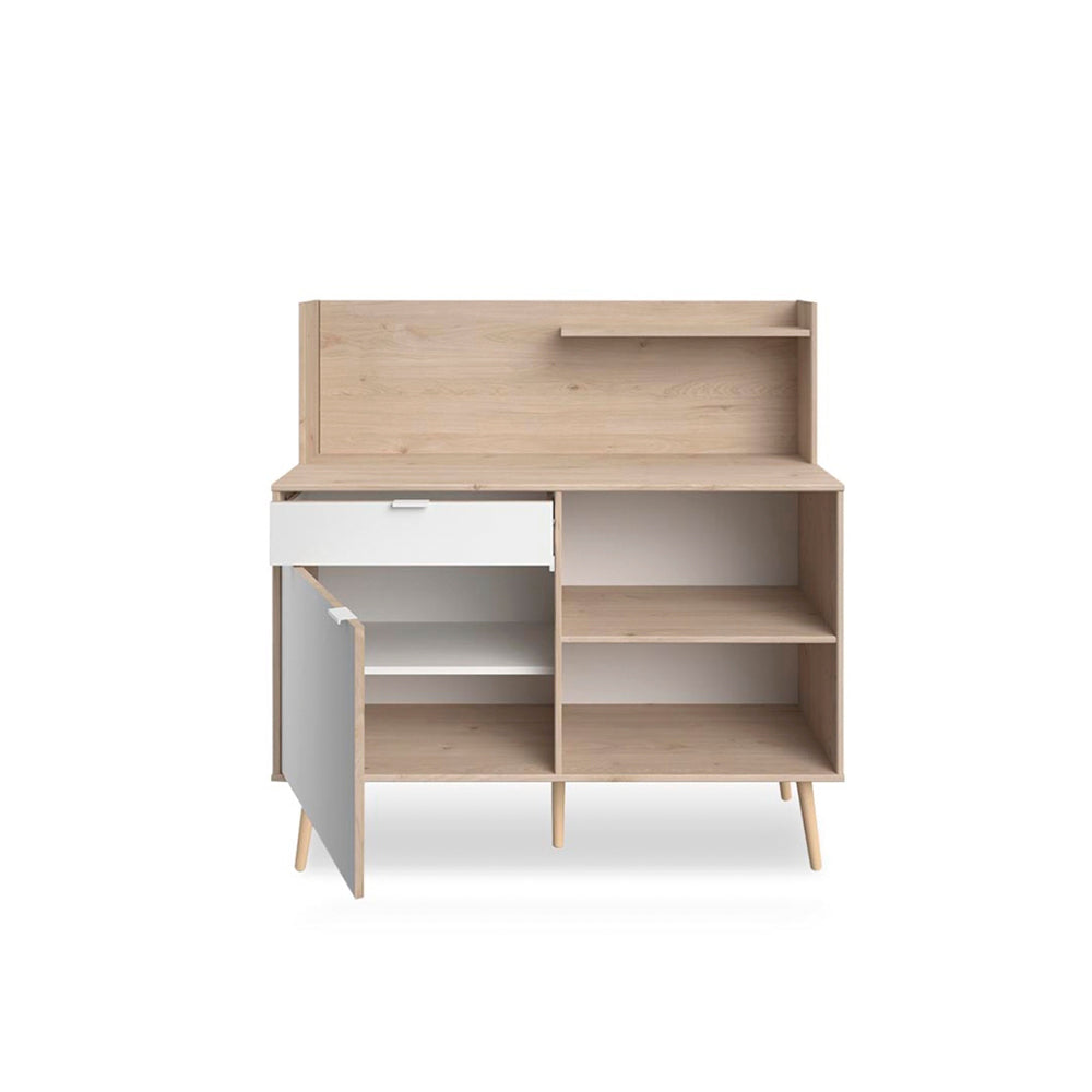 Alacena Masha - Color Madera y Blanco - Tugow