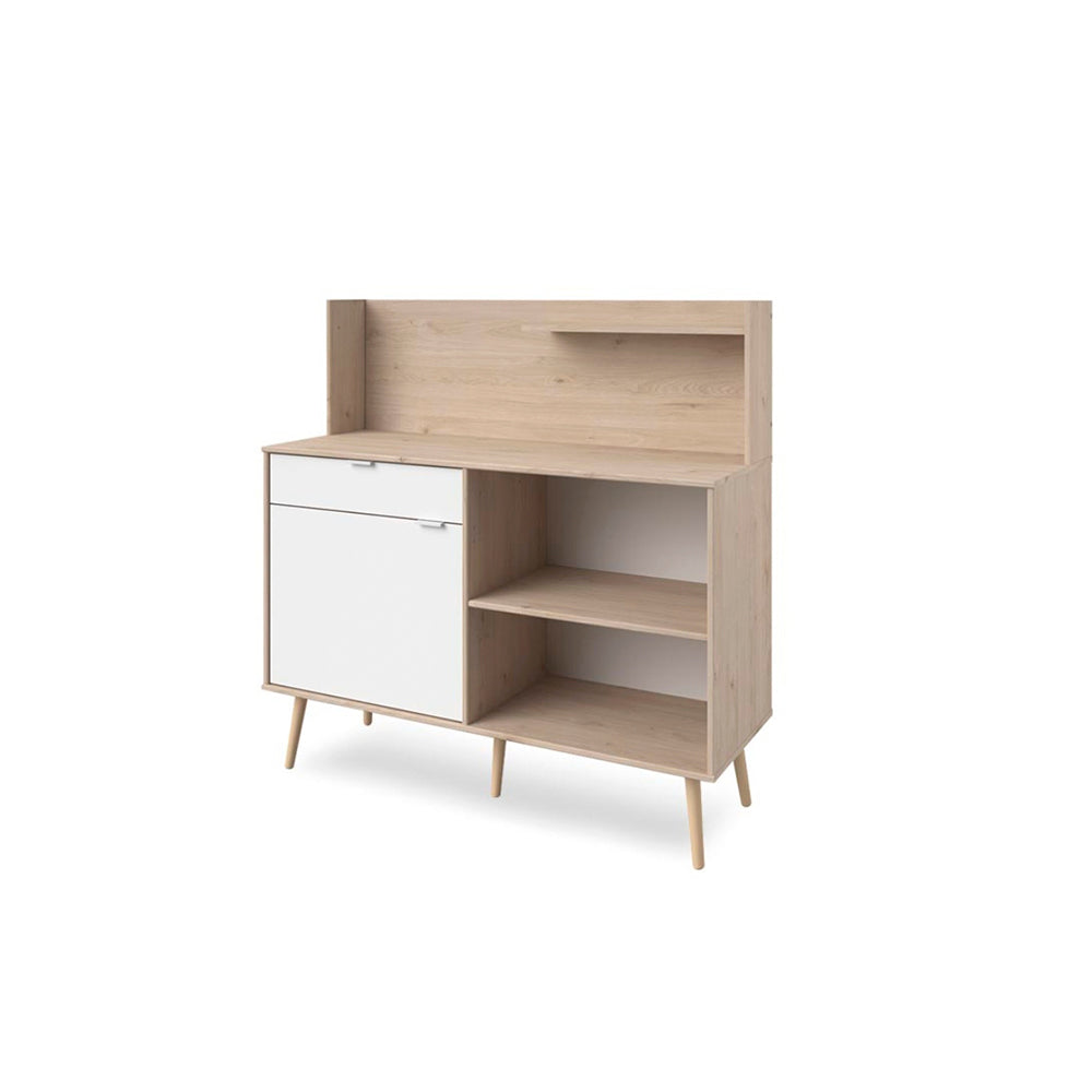 Alacena Masha - Color Madera y Blanco - Tugow