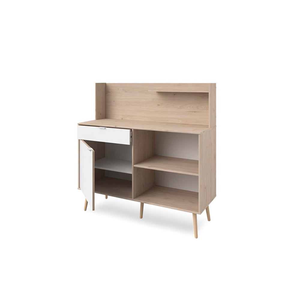 Alacena Masha - Color Madera y Blanco - Tugow