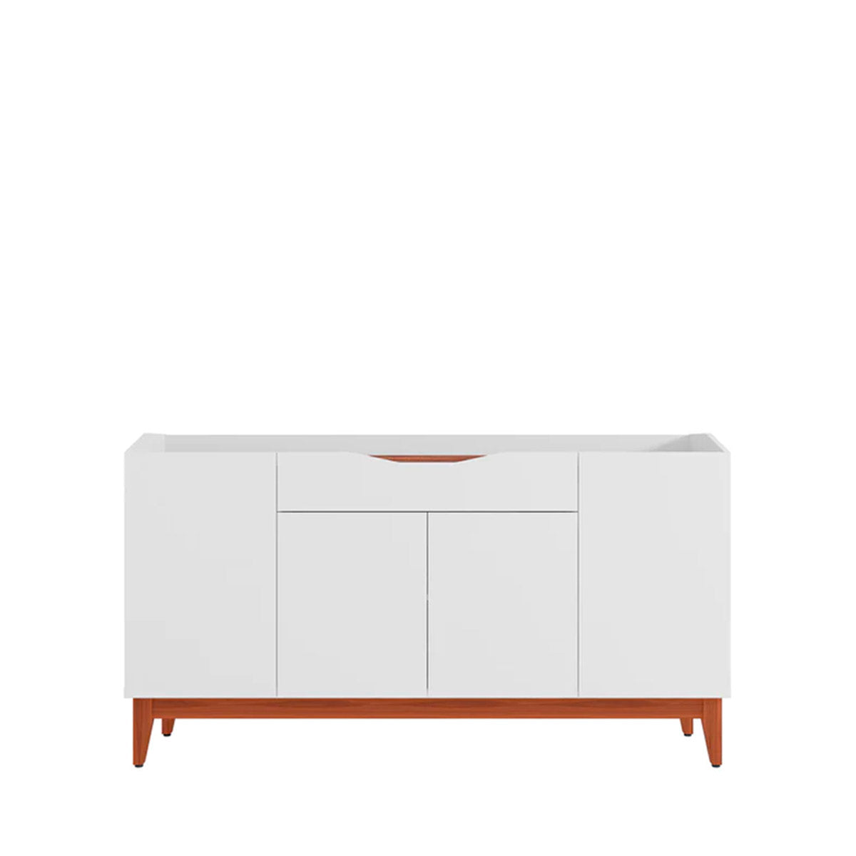 Credenza Matisse - Blanco y Nogal - Tugow