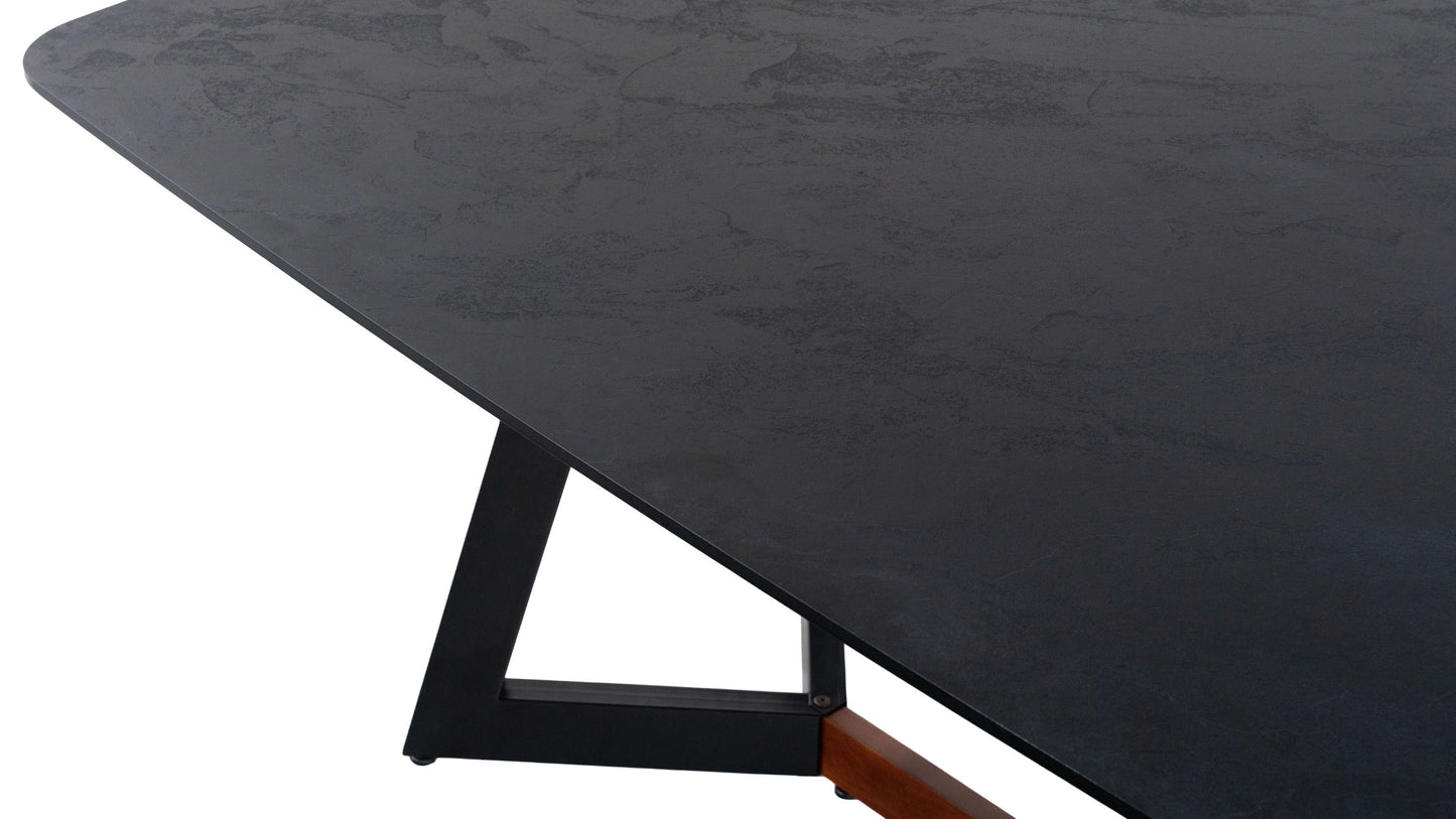 Mesa de comedor Vikko - Negro