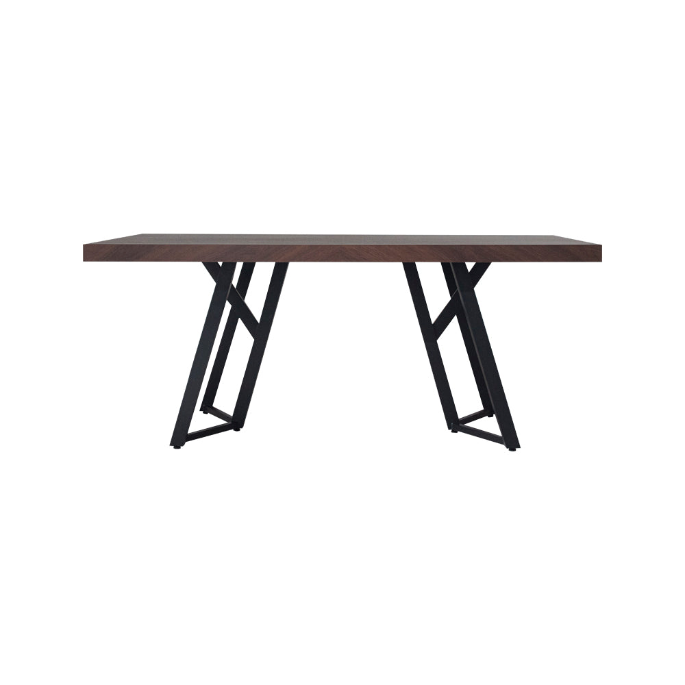 Mesa de comedor Ebba - Nogal y Negro - Tugow