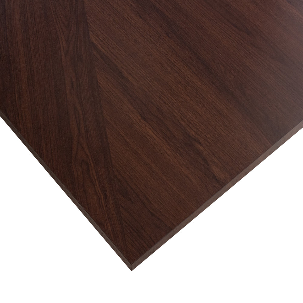 Mesa de comedor con 6 sillas - Nogal, negro y gris - Tugow