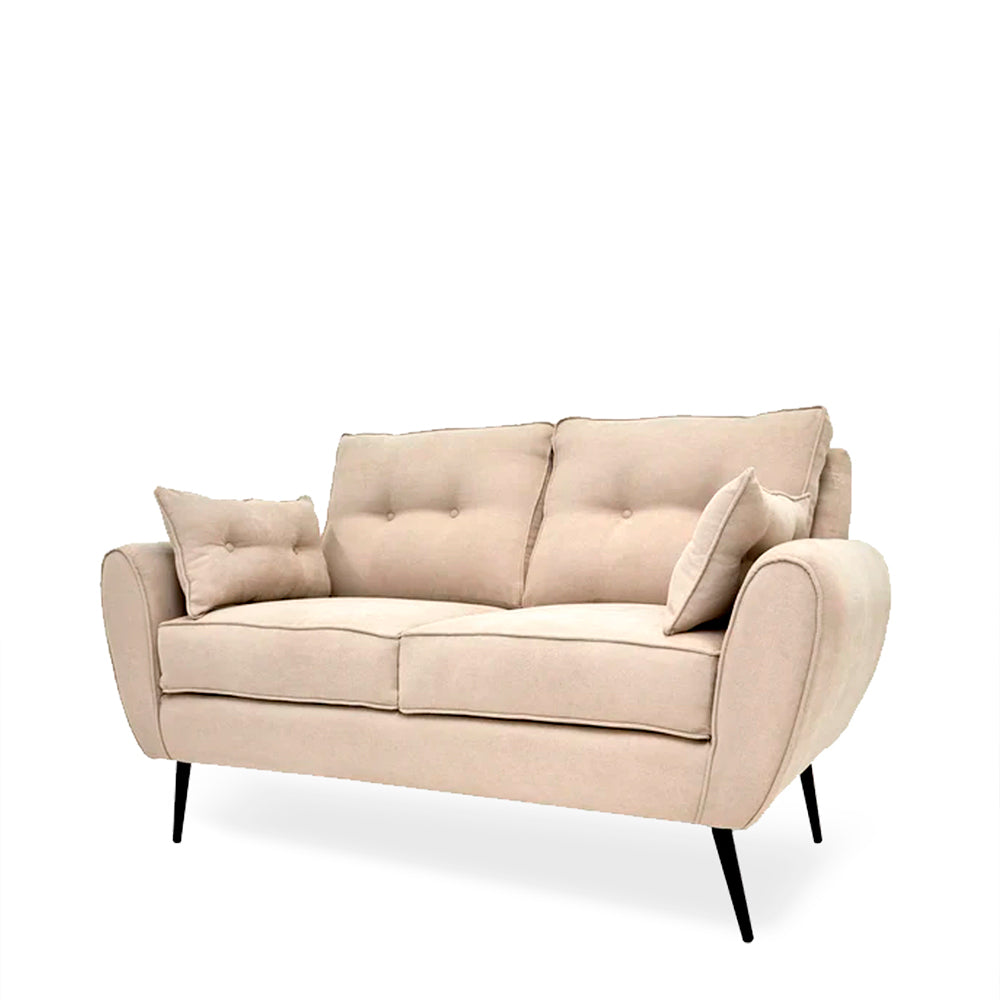 Sofá de 2 plazas Mihaela - Beige - Tugow