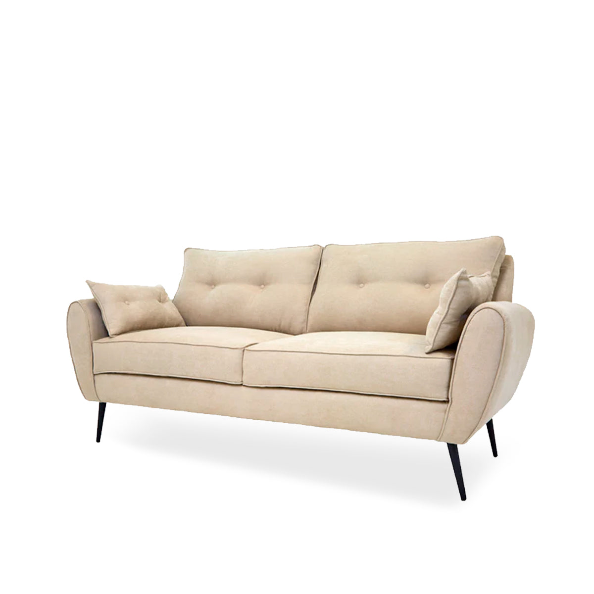 Sofá de 3 plazas Mihaela - Beige - Tugow