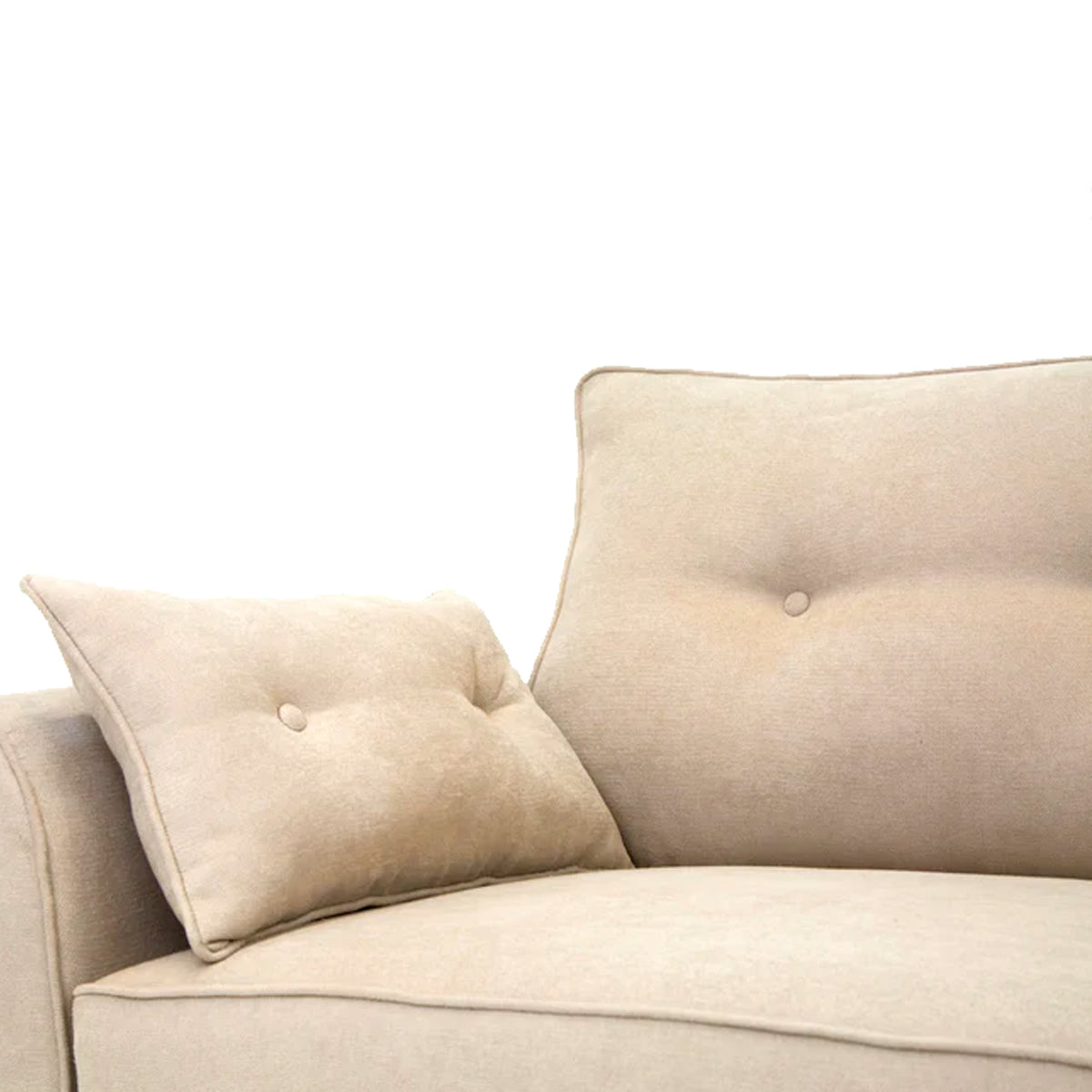 Sofá de 3 plazas Mihaela - Beige - Tugow