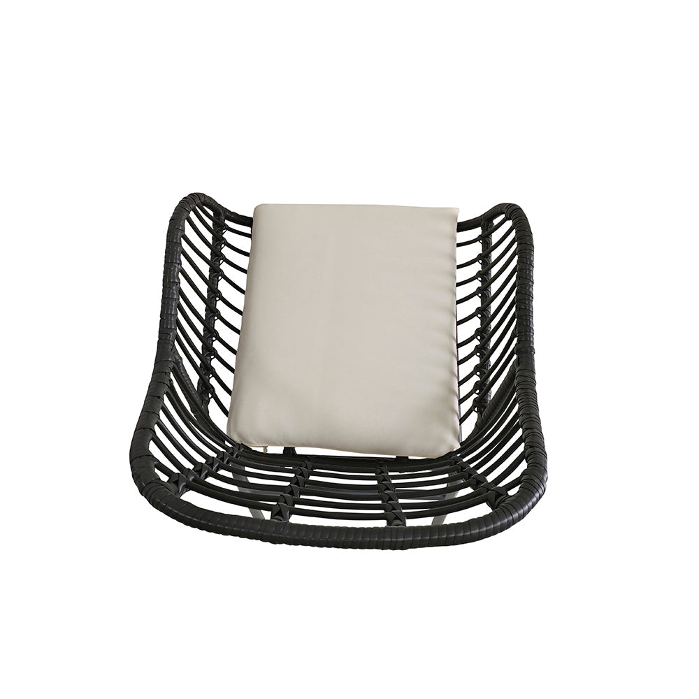 Set de 4 sillas de exterior Millor - Negro - Tugow