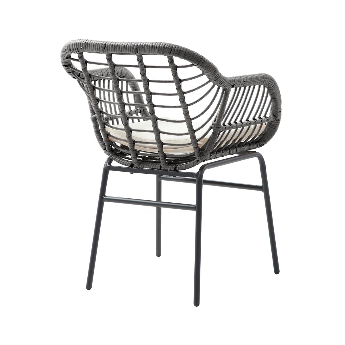 Set de 4 sillas de exterior Millor - Gris - Tu Gow