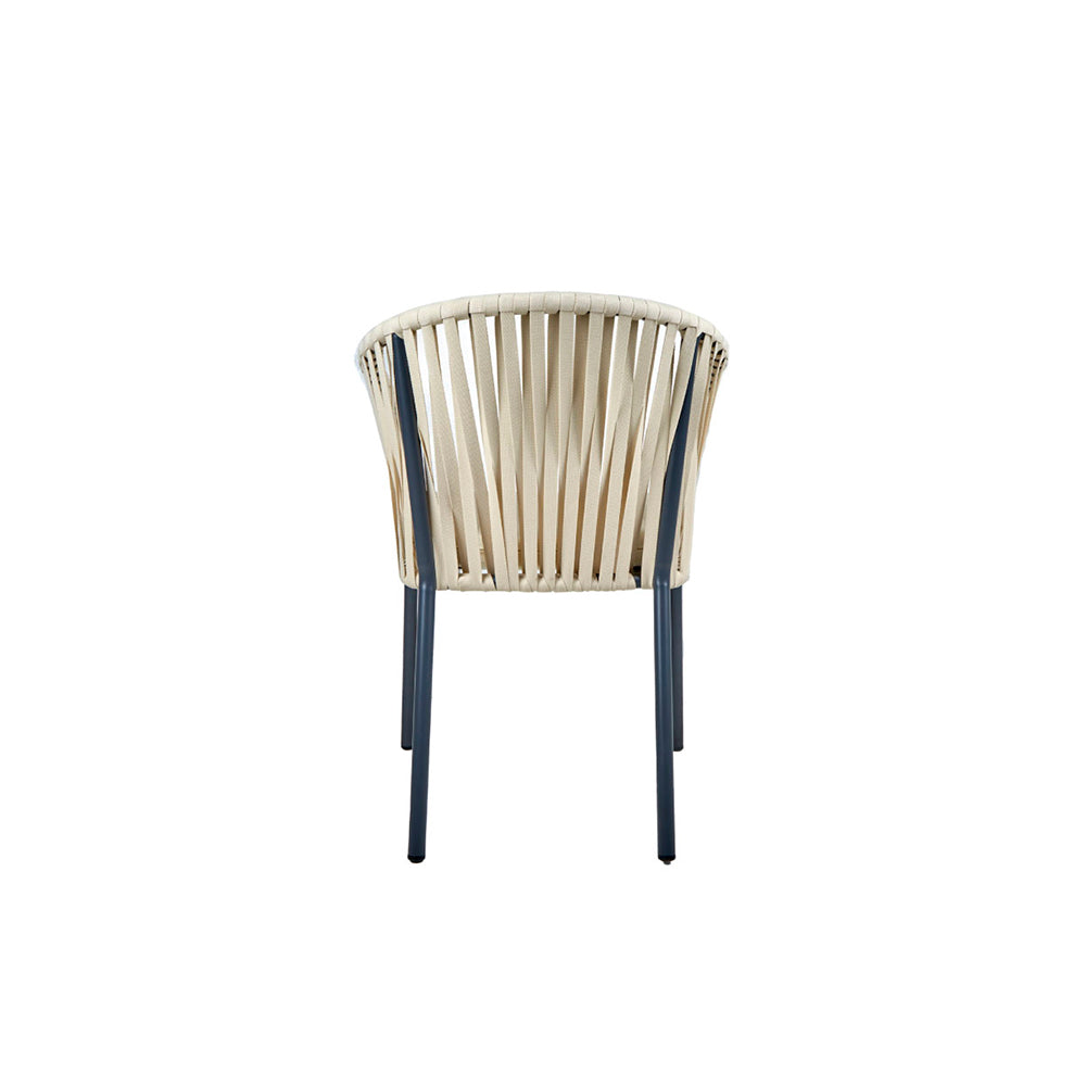 Silla de exterior Mindelo - Beige y Negro - Tugow