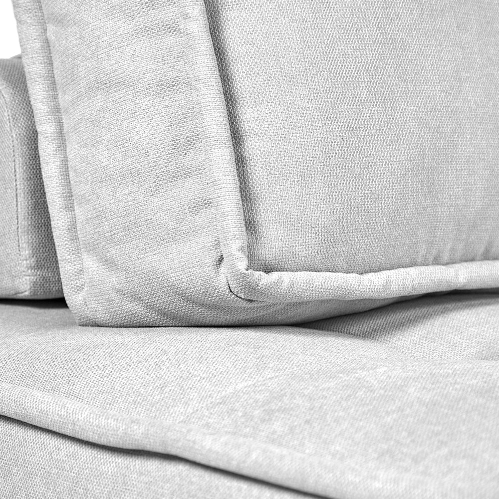 Sillón 2 Plazas Mood - Gris Plata - Tugow