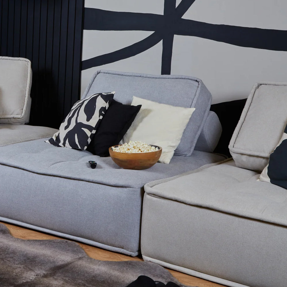 Sillón 2 Plazas Mood - Gris Plata - Tugow