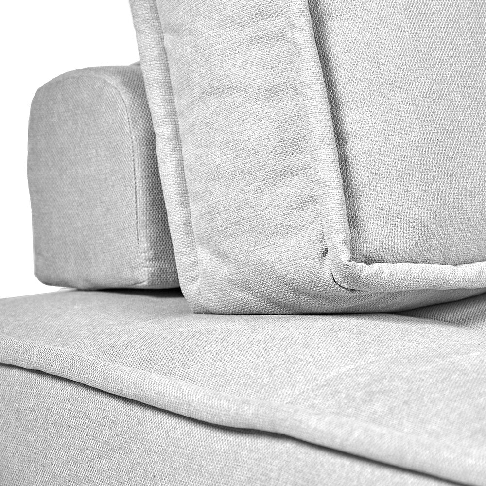 Sillón 1 Plaza Mood - Gris Plata