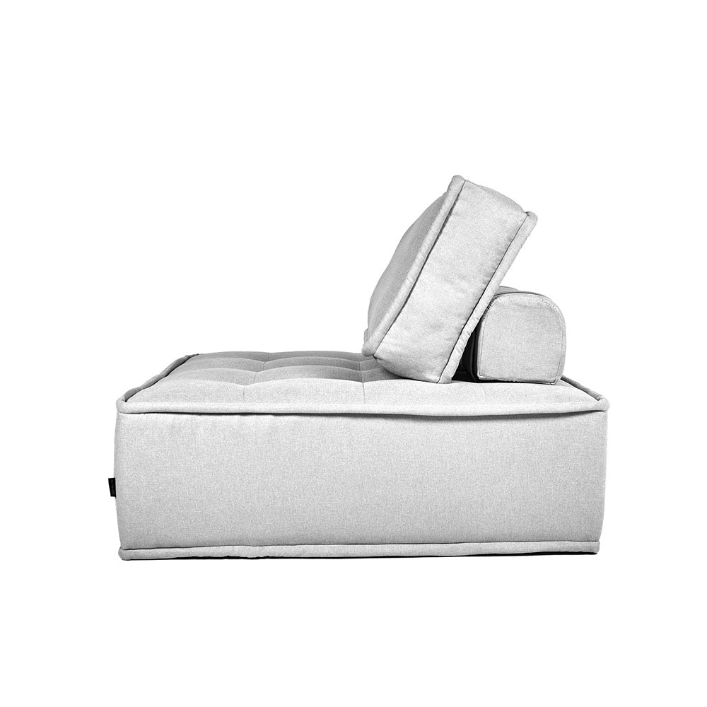 Sillón 1 Plaza Mood - Gris Plata