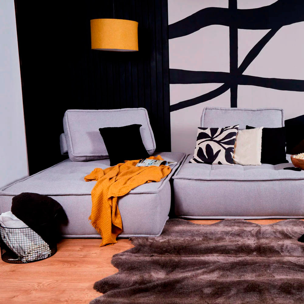 Sillón 1 Plaza Mood - Gris Plata - Tugow