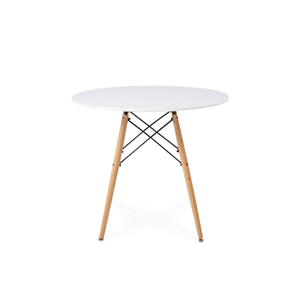 Comedor Munich con 4 sillas Helsinki - Blanco y Negro - Tugow