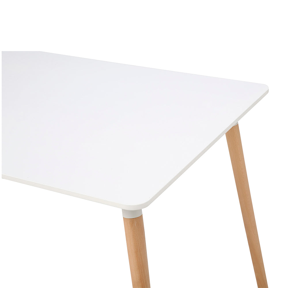 Comedor Munich con 4 sillas Oslo - Blanco y Rojo - Tugow