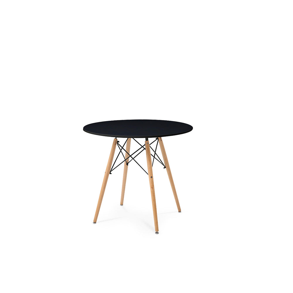 Mesa redonda Munich - Negro - Tugow