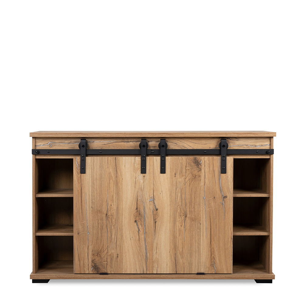 Bufetera Apfel - Color Madera y Negro - Tugow