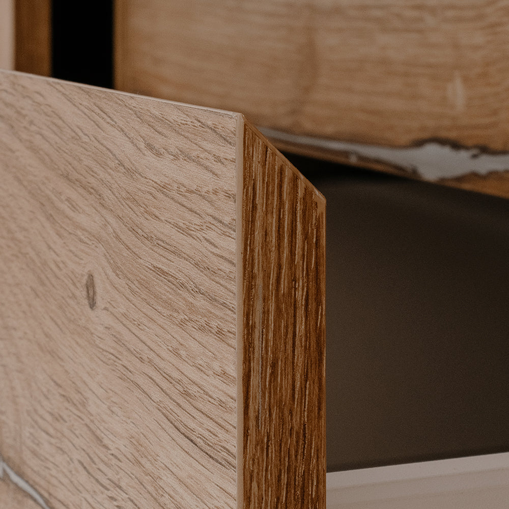 Bufetera Apfel - Color Madera y Negro - Tugow