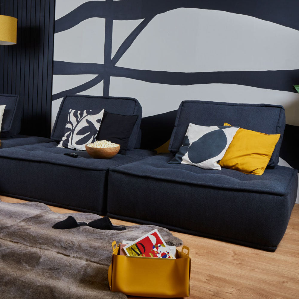 Set Sillones de 1 y 2 plazas Mood - Gris Obscuro - Tugow