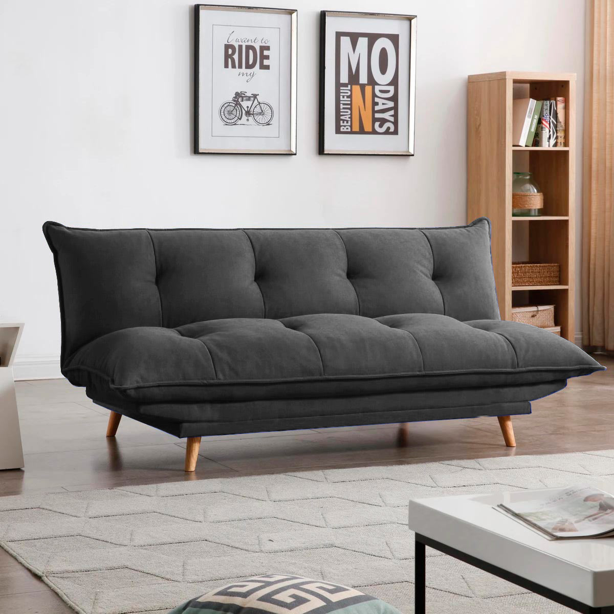 Sofá cama Nirvana - Gris oscuro - Tugow