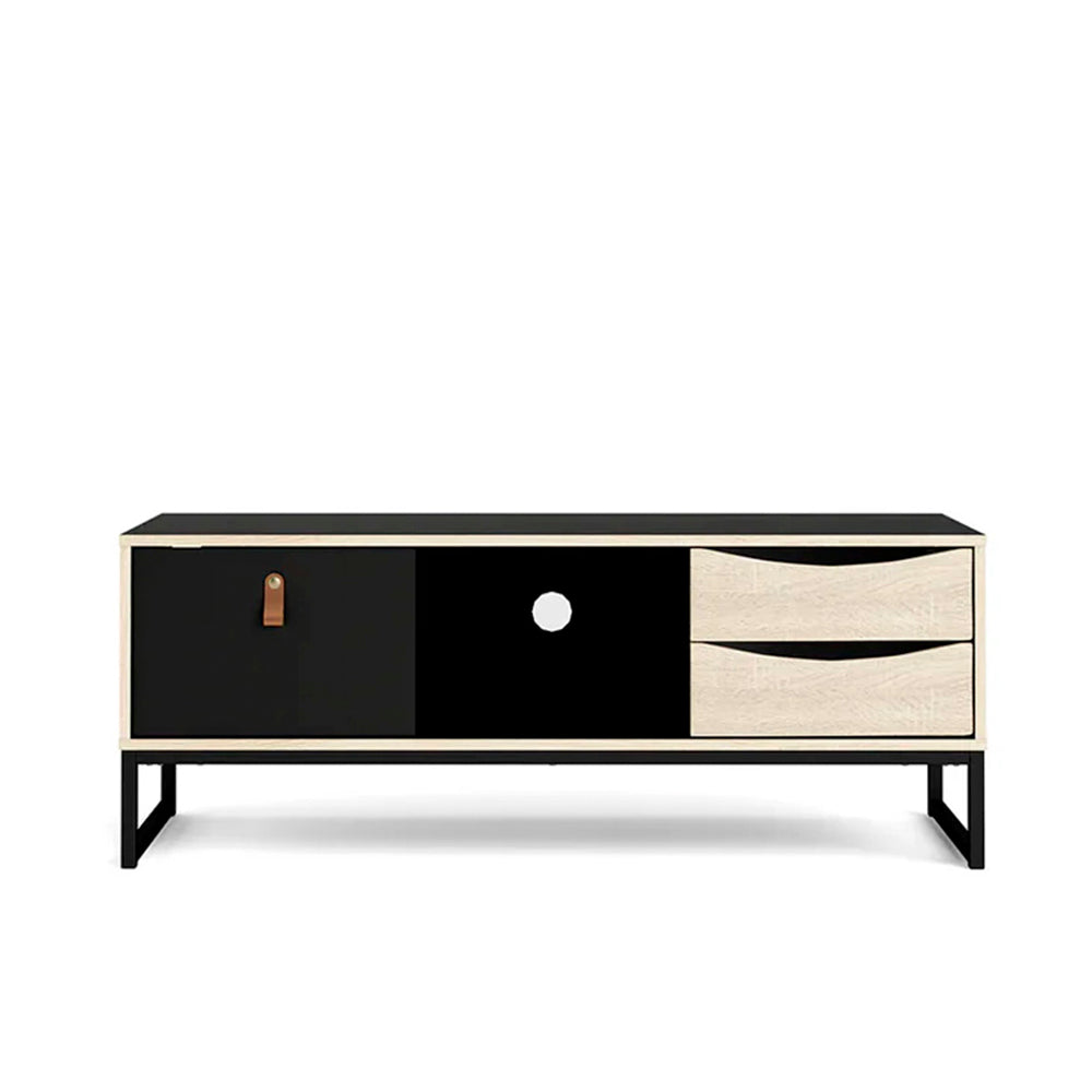 Mueble para tv Nolan - Color Madera y Negro - Tugow