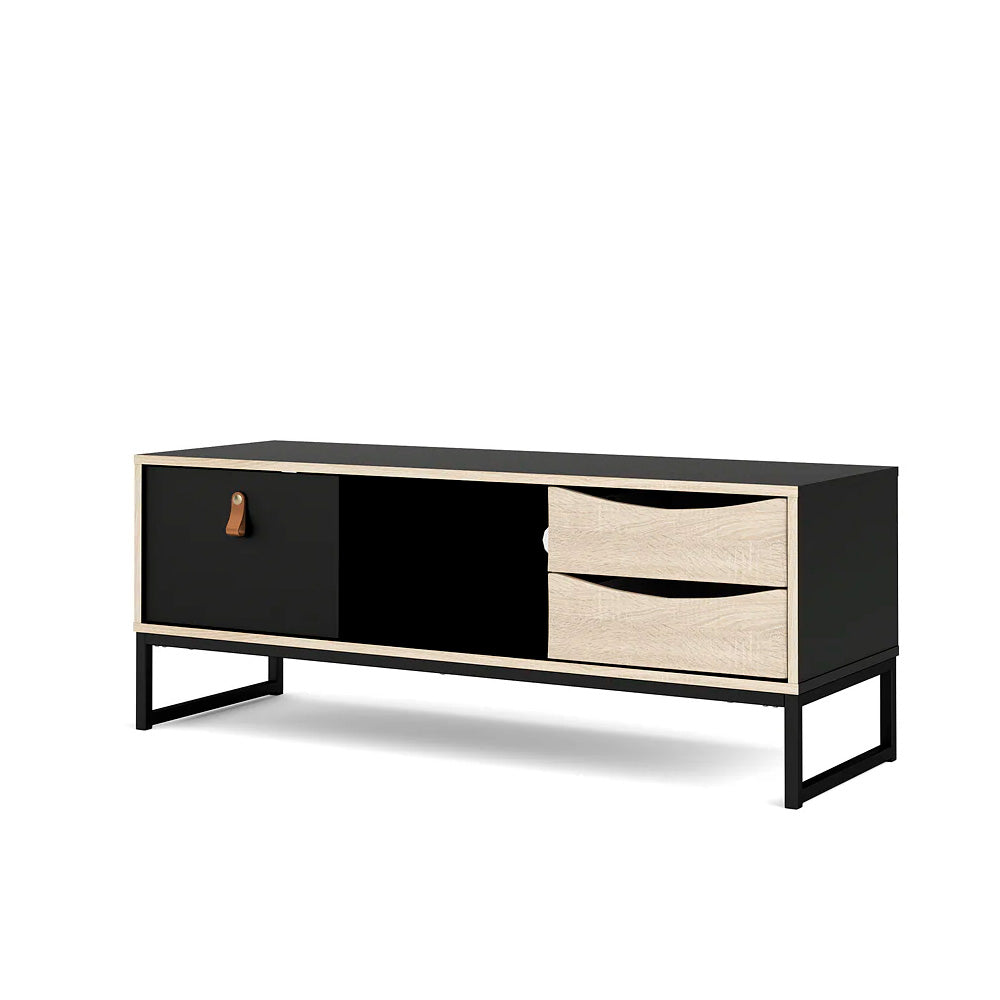 Mueble para tv Nolan - Color Madera y Negro - Tugow