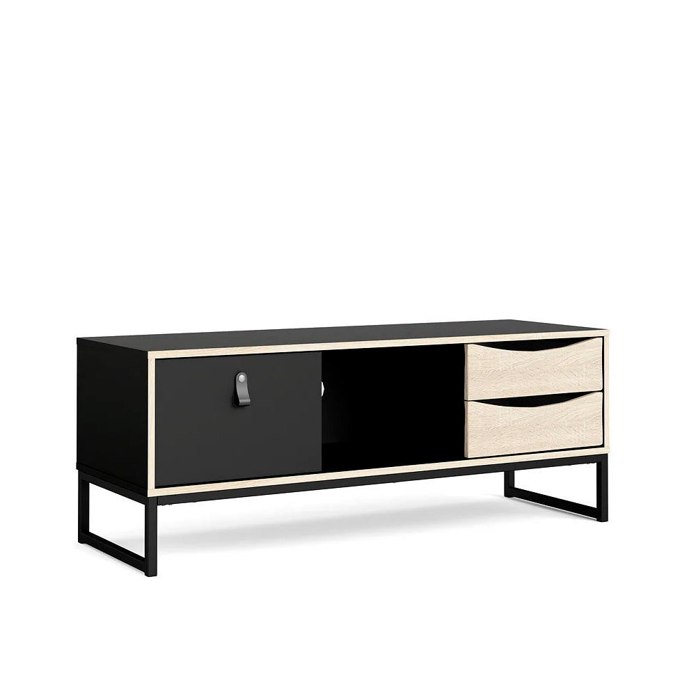 Mueble para tv Nolan - Color Madera y Negro - Tugow