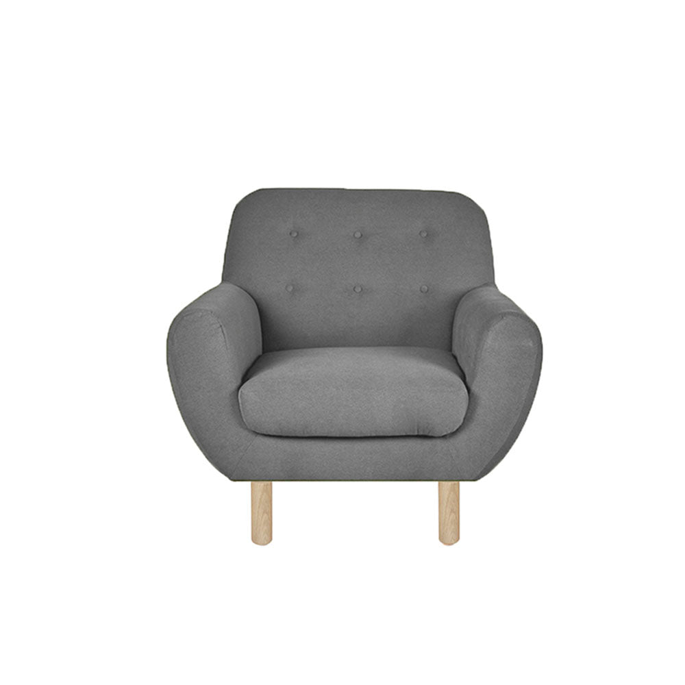Sillón Nora - Gris Oxford - Tugow