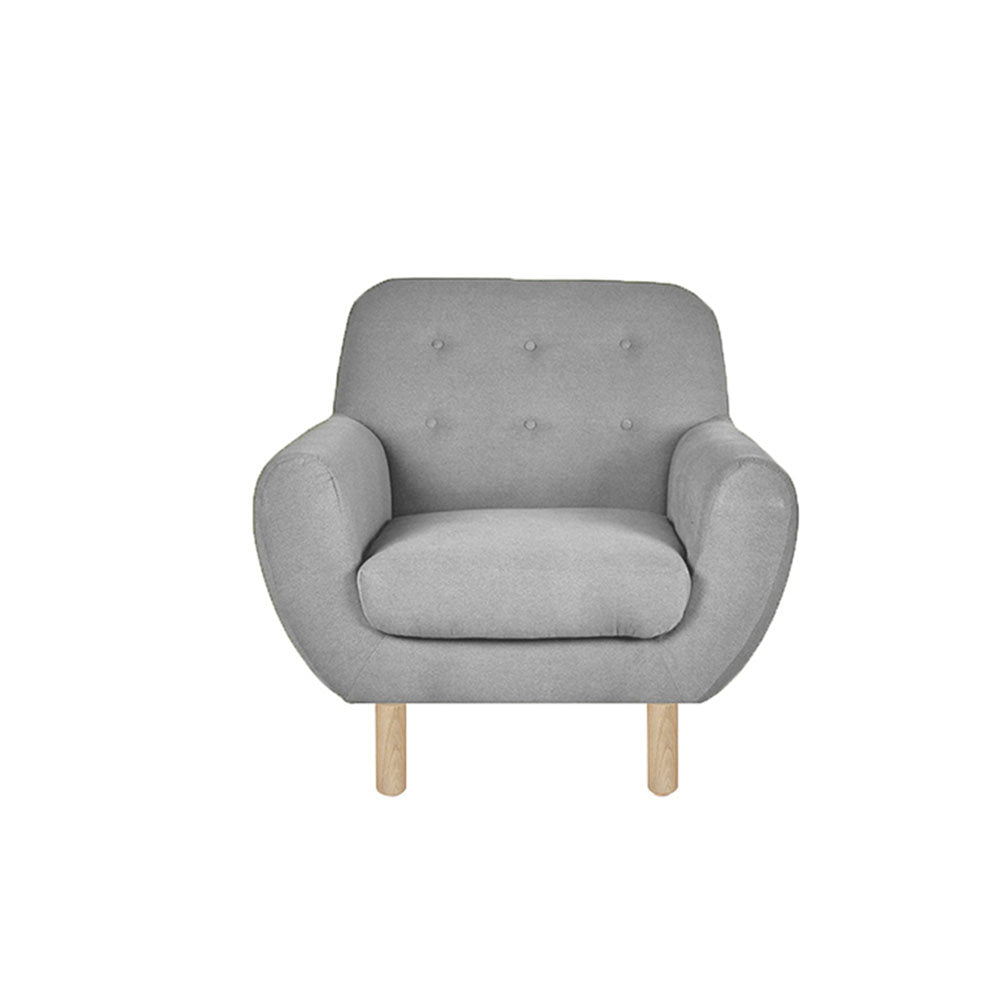Sillón Nora - Gris Plata - Tugow
